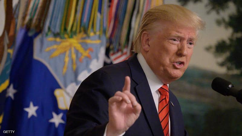 الرئيس الأمريكي دونالد ترامب