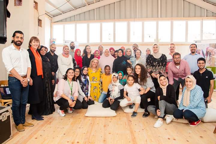 جانب من الزيارة جانب من الزيارة