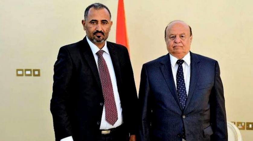 الرئيس اليمني ورئيس المجلس الانتقالي الجنوبي الرئيس اليمني ورئيس المجلس الانتقالي الجنوبي
