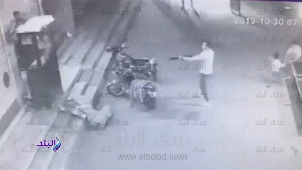 لحظة الهجوم على سايبر نت في الدقهلية