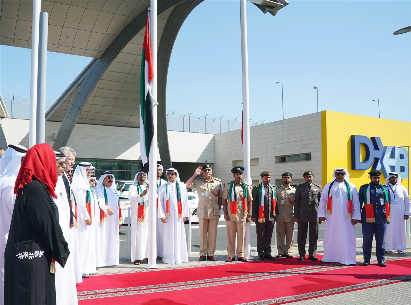 جانب من إحتفال الإماراتيون بعيد العلم