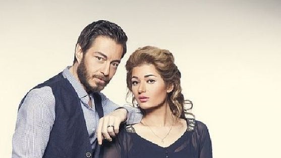 هدى الزاهر مع زوجها الفنان أحمد زاهر 