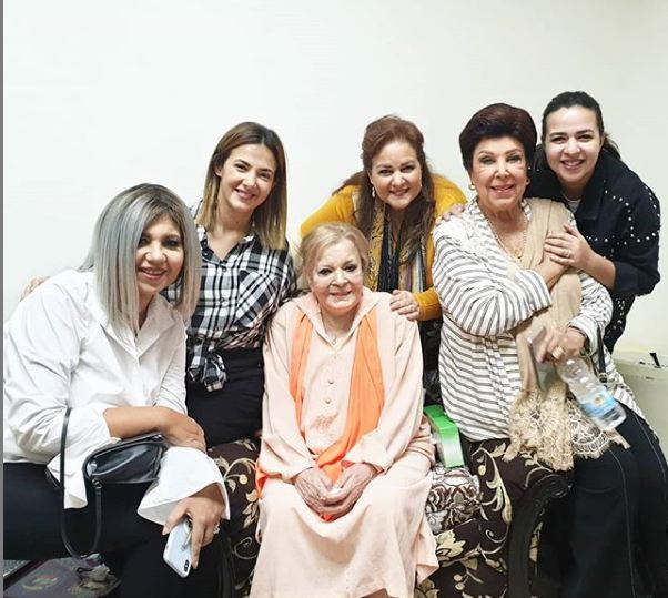 نادية لطفى وسط النجوم نادية لطفى وسط النجوم