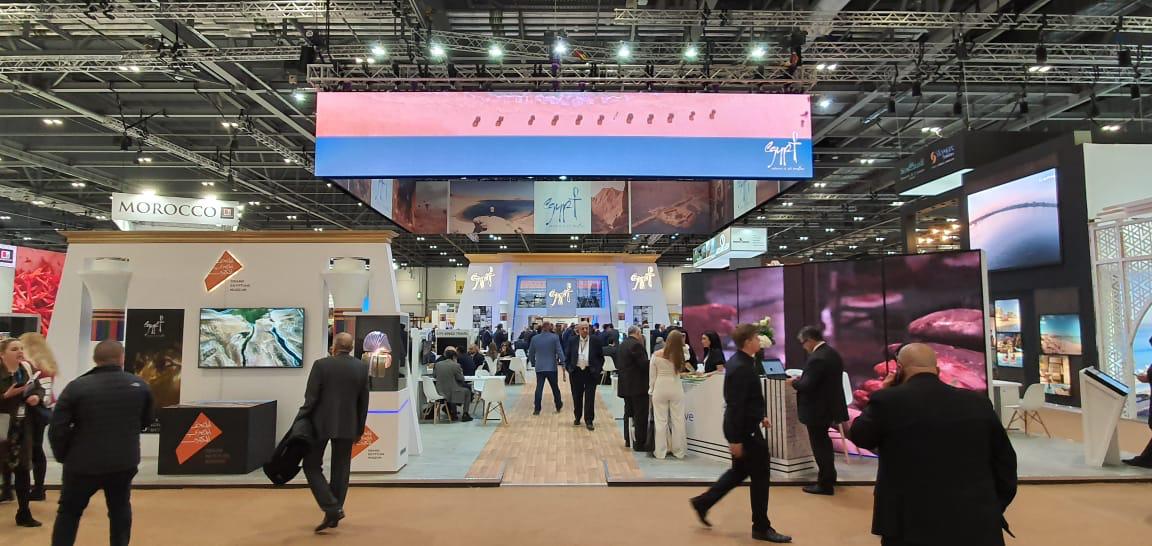 الجناح المصرى ببورصة لندن السياحية