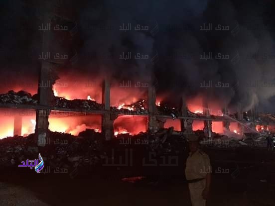 حريق مصنع الدراجات البخارية في قليوب حريق مصنع الدراجات البخارية في قليوب
