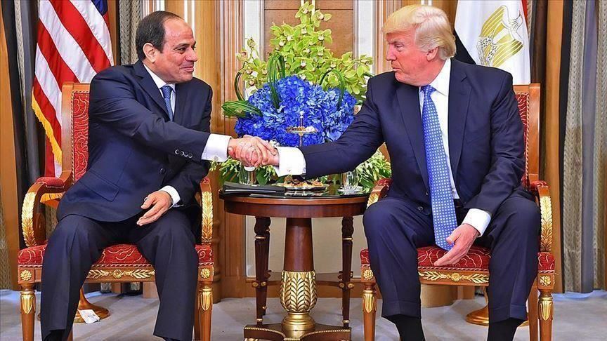 الرئيس السيسى و ترامب 