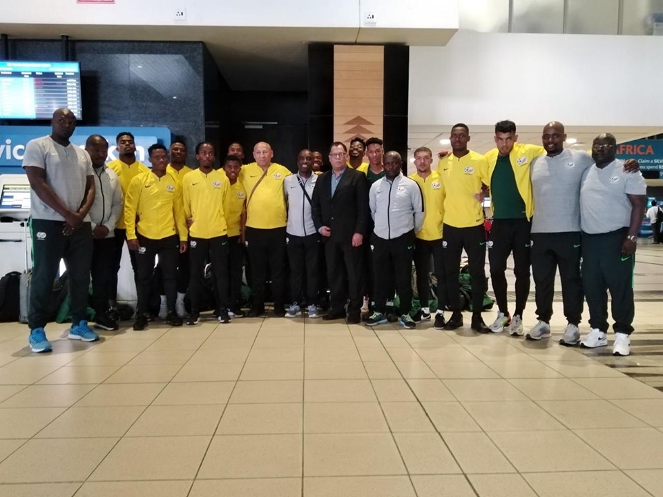 وصول منتخب جنوب إفريقيا 