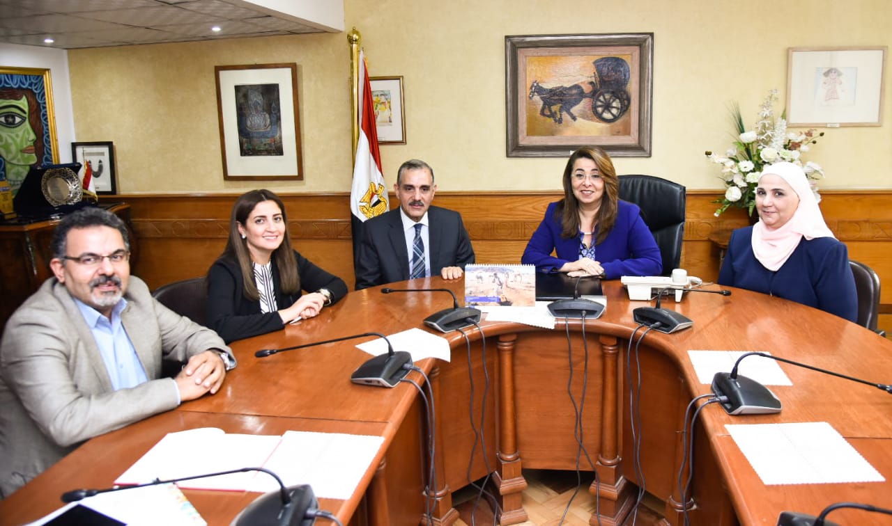 غادة والى وزيرة التضامن الاجتماعى