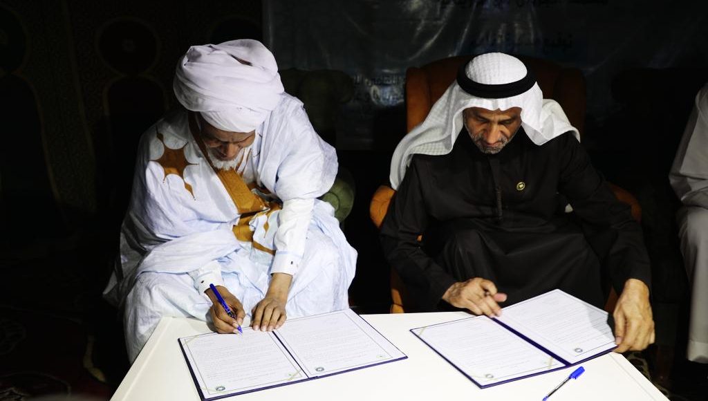 جانب من توقيع مذكرة التفاهم جانب من توقيع مذكرة التفاهم