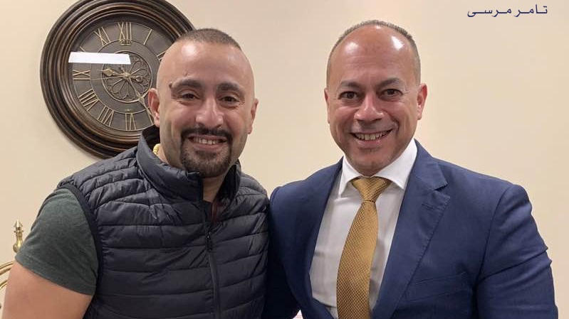 المنتج تامر مرسى والنجم أحمد السقا 