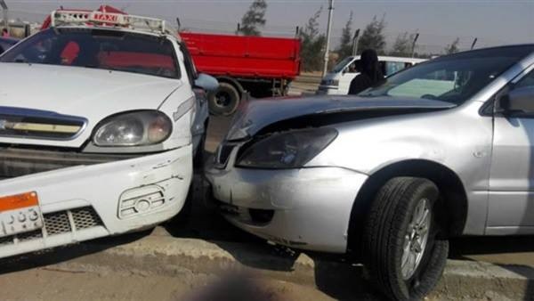 تصادم سياريتين 