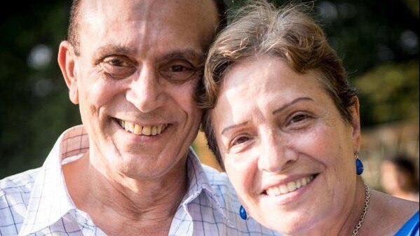 محمد صبحي وزوجته 