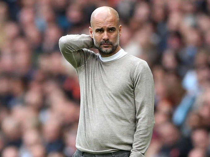 بيب جوارديولا المدير الفني لنادي مانشستر سيتي