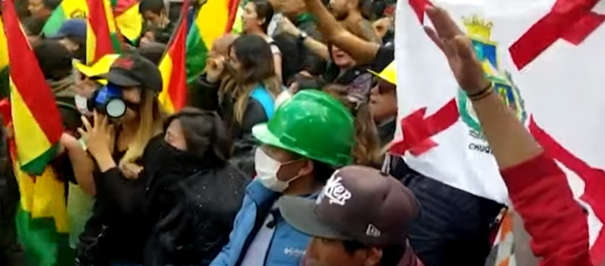 متظاهرو بوليفيا متظاهرو بوليفيا