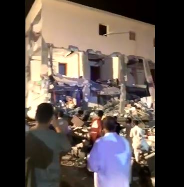 انهيار جزئي بأحد المنازل - ارشيفي انهيار جزئي بأحد المنازل - ارشيفي