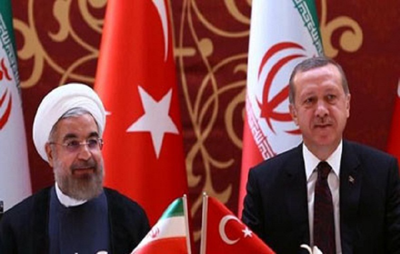 الرئيس التركي أردوغان ونظيره الإيراني روحاني الرئيس التركي أردوغان ونظيره الإيراني روحاني