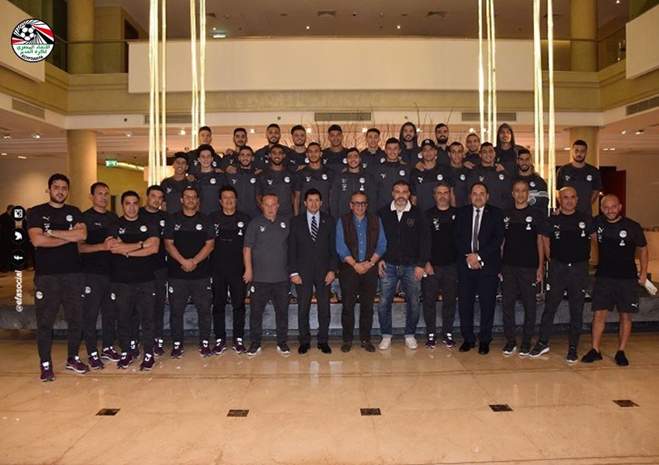 زيارة وزير الرياضة والجنايني إلى معسكر المنتخب الأولمبي زيارة وزير الرياضة والجنايني إلى معسكر المنتخب الأولمبي