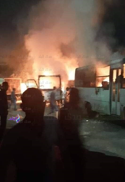 حريق هائل يلتهم ٦ سيارات بجراج مجاور لاصلاحية تاهيل ببولاق