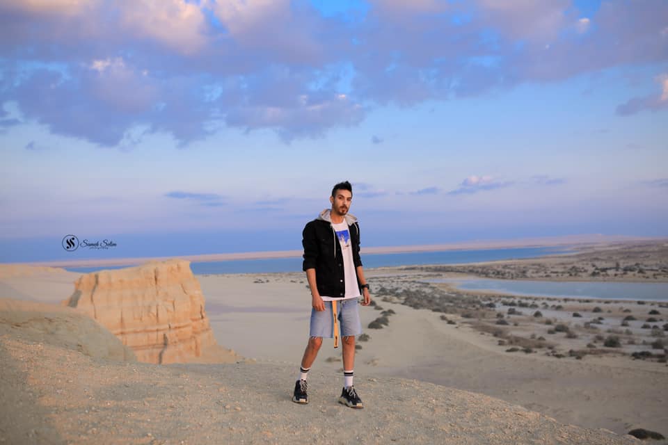 البلوجر السعودي مطلق السلطان في الفيوم