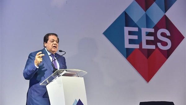 رجل الأعمال محمد أبوالعينين خلال مشاركته بقمة مصر الاقتصادية