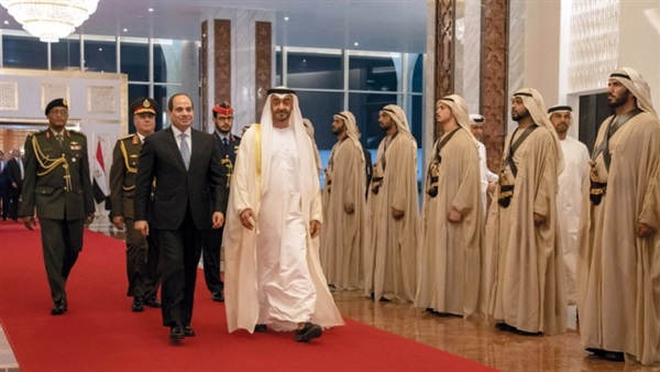 الرئيس السيسي وولى عهد أبو ظبي 