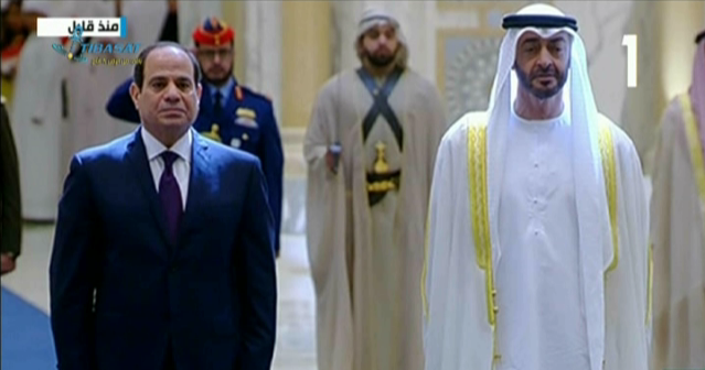 الرئيس عبد الفتاح السيسي والشيخ محمد بن زايد