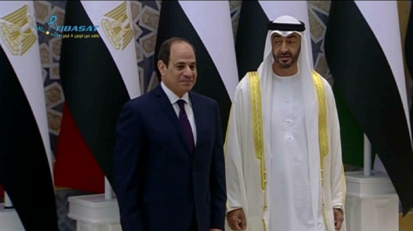 الرئيس عبد الفتاح السيسي والشيخ محمد بن زايد