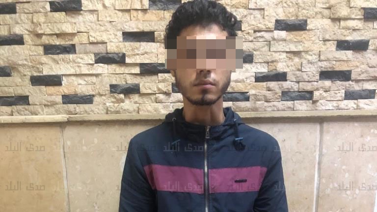 المتهم عقب ضبطه
