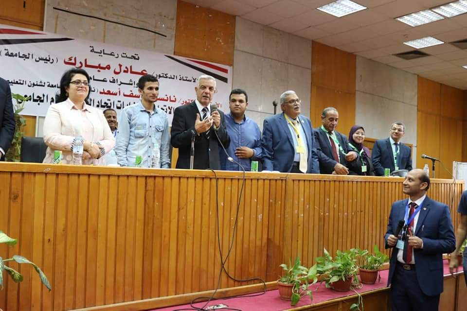 محمود الخباز رئيسا لإتحاد طلاب جامعة المنوفية وأحمد جلال نائ محمود الخباز رئيسا لإتحاد طلاب جامعة المنوفية وأحمد جلال نائ
