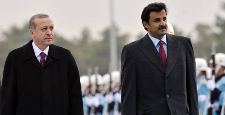 امير قطر تميم بن حمد - رئيس تركيا رجب اردوغان امير قطر تميم بن حمد - رئيس تركيا رجب اردوغان