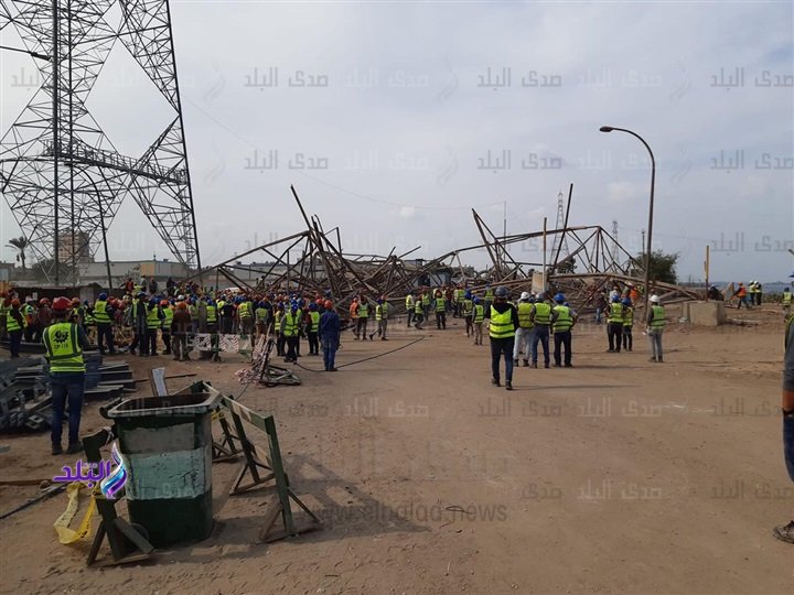 سقوط برج كهرباء