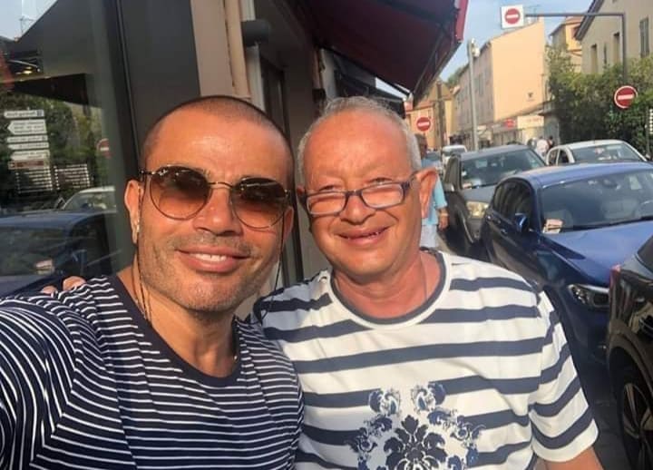 عمرو دياب ونجيب ساويرس 