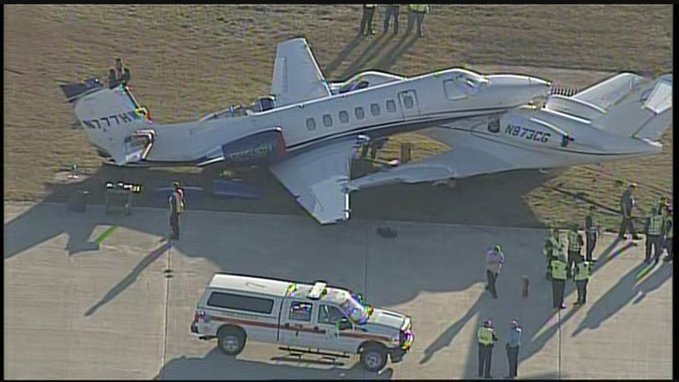 تصادم طائرتين في مطار ألماني