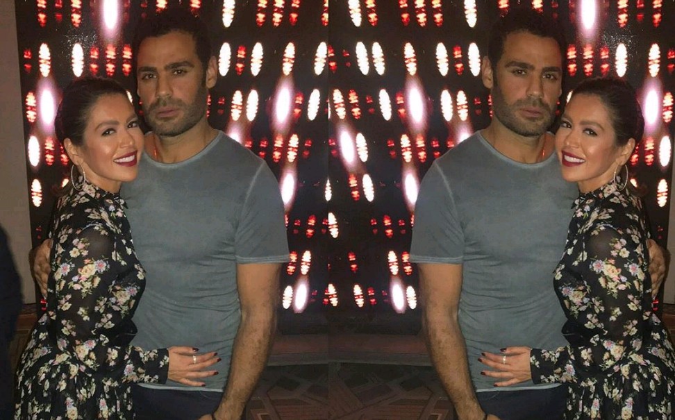 لقاء وزوجها