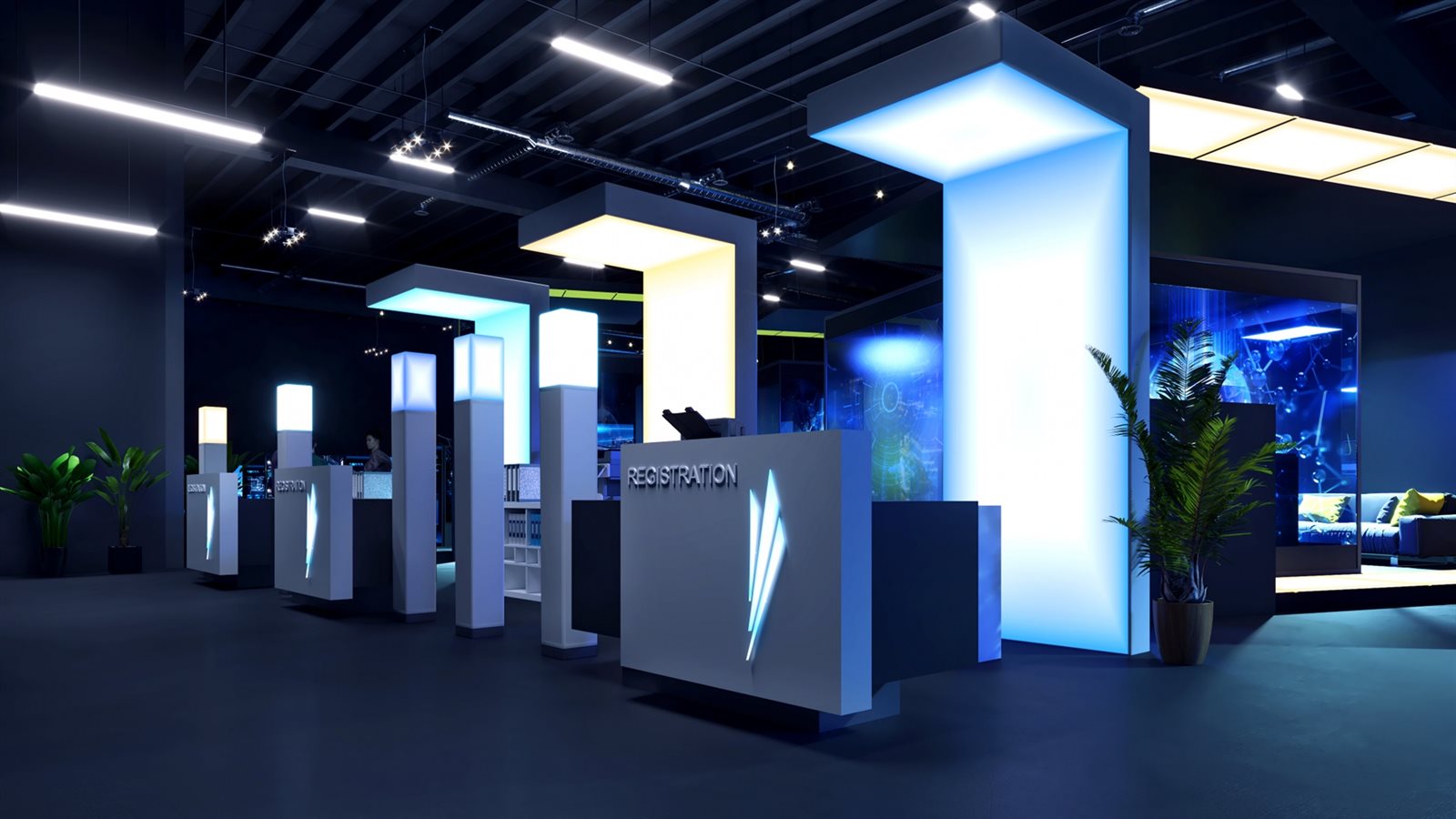 جانب من تحضيرات منتدى الإعلام السعودى الأول