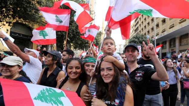 مظاهرات لبنان مظاهرات لبنان