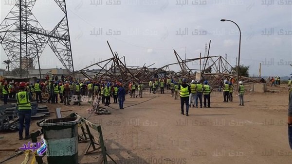 انهيار برج كهرباء أوسيم انهيار برج كهرباء أوسيم