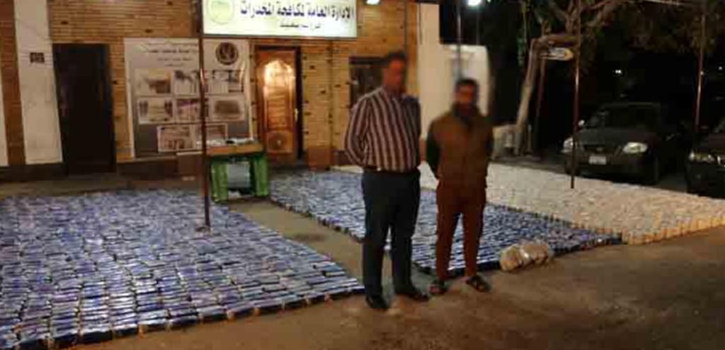 المتهمين والمصبوطات