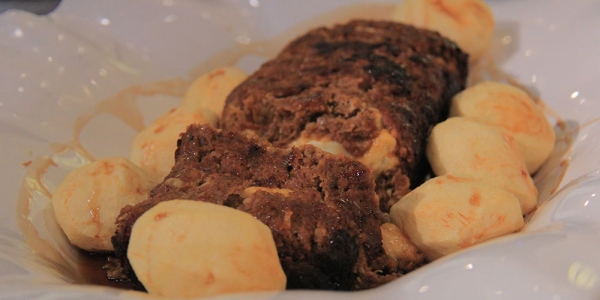 رول كفتة بالجبنة