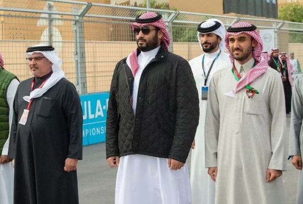 ولي العهد السعودي في فورملا اي بموسم الدرعية ولي العهد السعودي في فورملا اي بموسم الدرعية