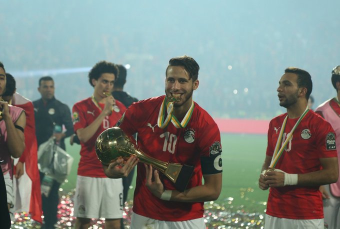رمضان صبحي لاعب النادي الأهلي ومنتخب مصر الأوليمبي