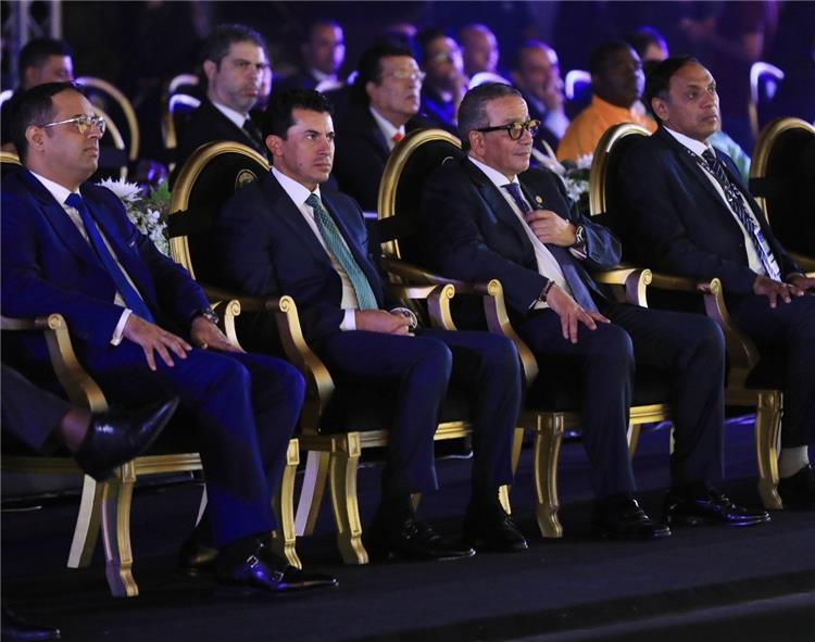 عمرو الجنايني ووزير الرياضة 