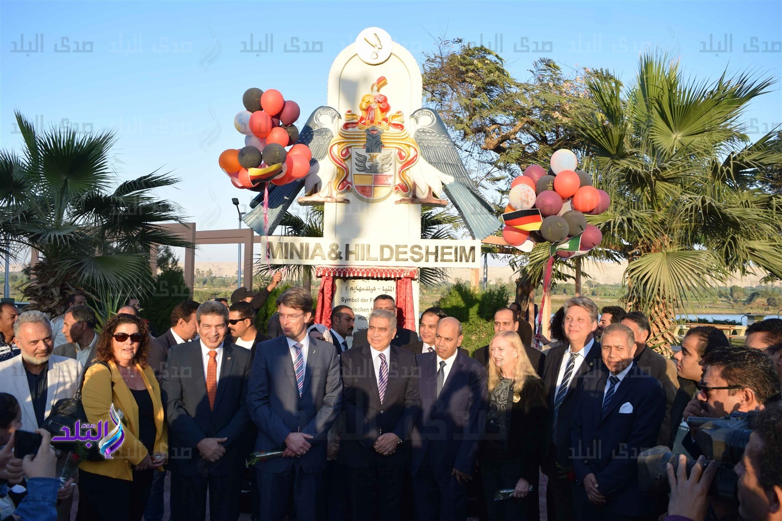 .افتتاح رمز الصداقة بين المنيا وهيلدسهايم الألمانية