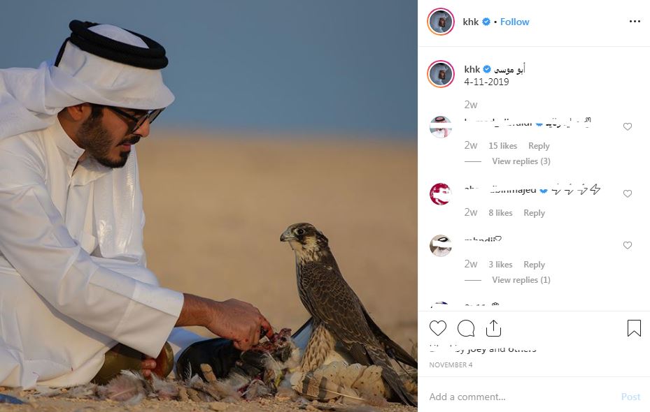 شقيق أمير قطر يزور جزيرة أبو موسى الإماراتية