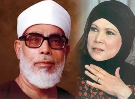 ياسمين الحصرى ووالدها 