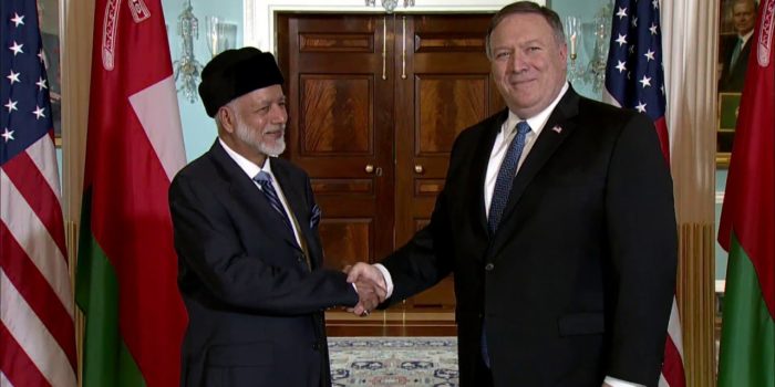 وزير الخارجية الأمريكي ونظيره العماني 