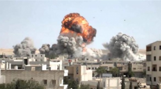 غارات جوية على حلب