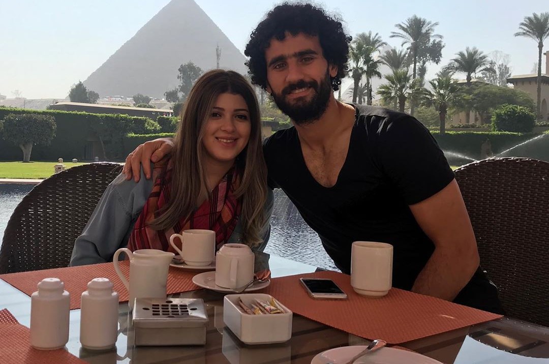 باسم مرسي وزوجته باسم مرسي وزوجته