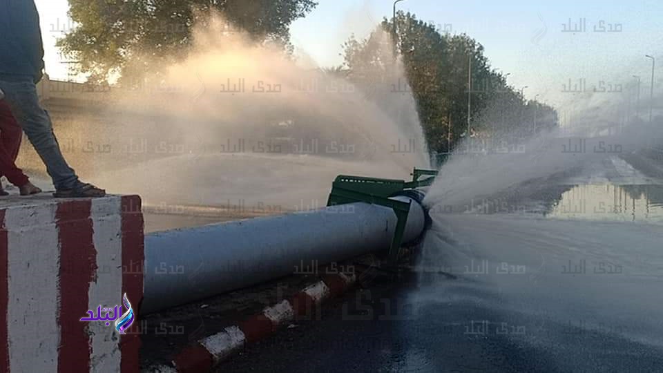 انفجار خط طرد صرف صحي انفجار خط طرد صرف صحي