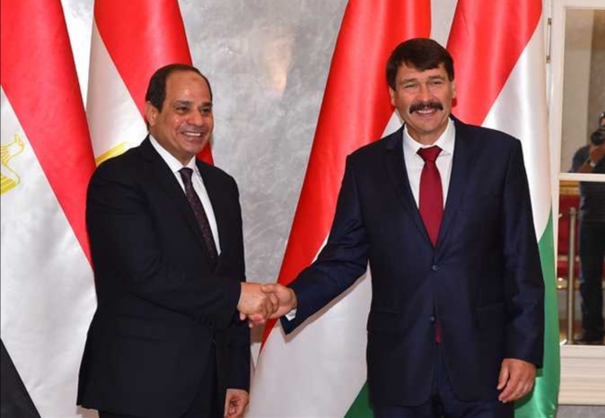 الرئيس السيسي ورئيس المجر الرئيس السيسي ورئيس المجر